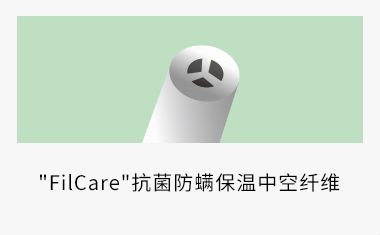 "FilCare"抗菌除臭保温中空纤维